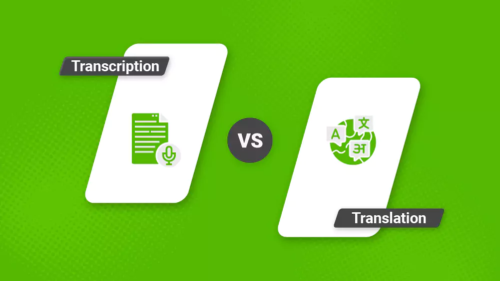 Transcription vs Translation